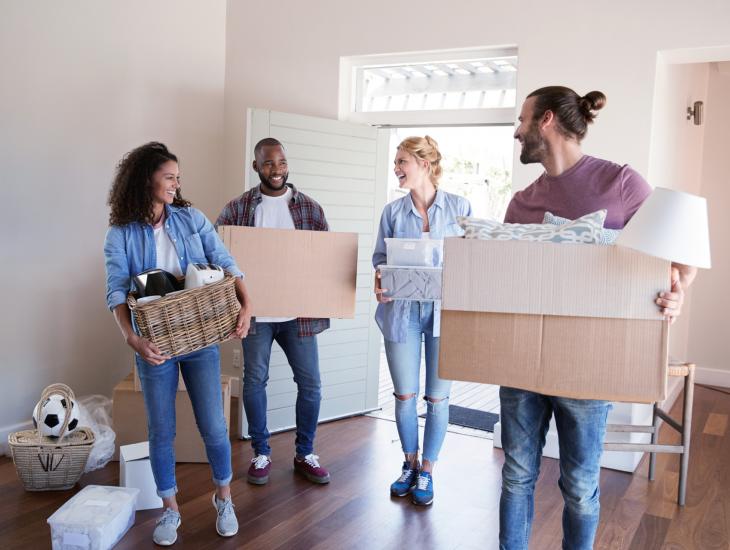 Verhuizen vrienden