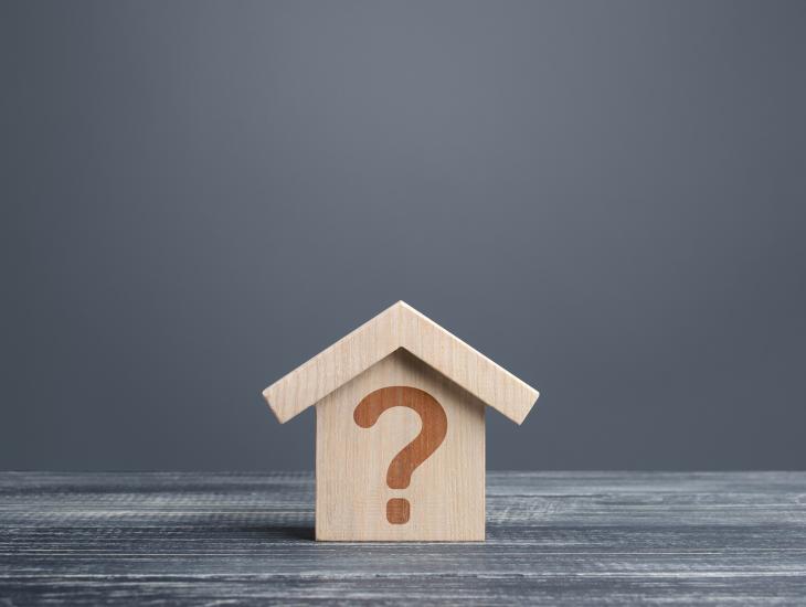 Huisje met een vraagteken